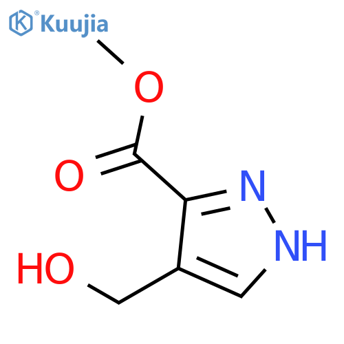 methyl 4-(hydroxymethyl)-1H-pyrazole-3-carboxylate structure