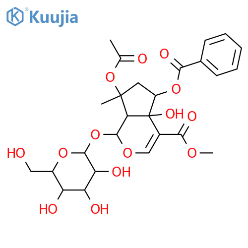 6-O-Benzoylphlorigidoside B structure