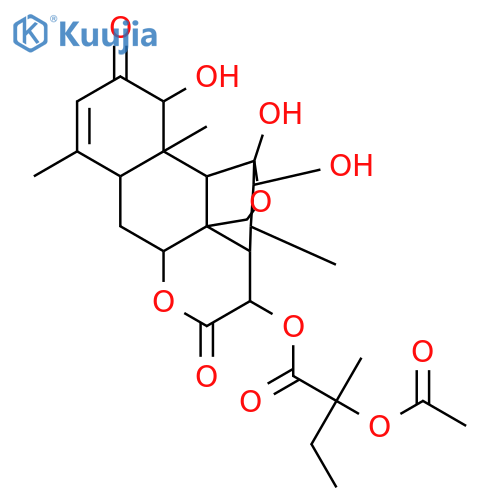 Glaucarubol; 2-Ketone, 15-O-(2R-acetoxy-2-methylbutanoyl) structure