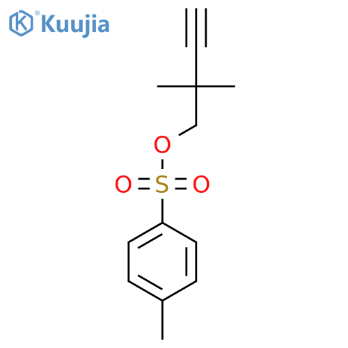 2,2-Dimethylbut-3-yn-1-yl 4-methylbenzene-1-sulfonate structure
