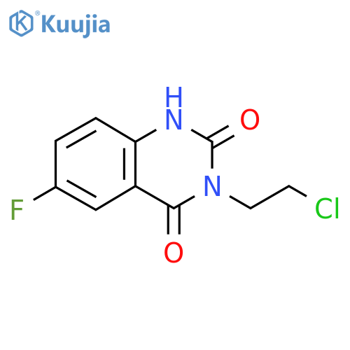 3-(2-Chloroethyl)-6-fluoroquinazoline-2,4(1H,3H)-dione structure