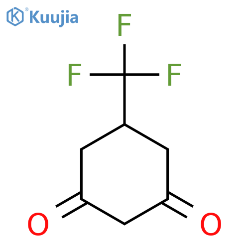 5-(trifluoromethyl)cyclohexane-1,3-dione structure