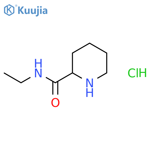 N-Ethyl-2-piperidinecarboxamide hydrochloride structure