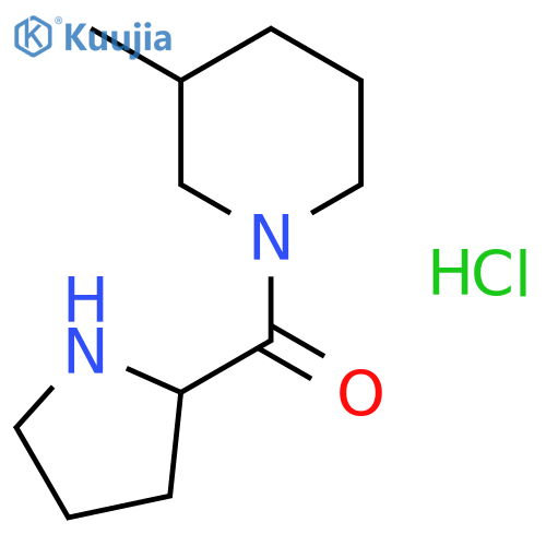 (3-Methyl-1-piperidinyl)(2-pyrrolidinyl)methanonehydrochloride structure