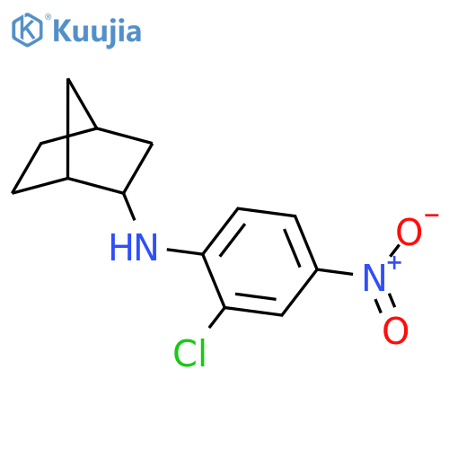Bicyclo[2.2.1]heptan-2-amine, N-(2-chloro-4-nitrophenyl)- structure