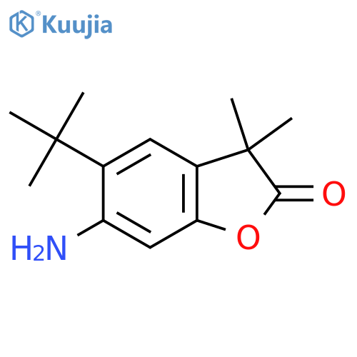 6-Amino-5-(1,1-dimethylethyl)-3,3-dimethyl-2(3H)-benzofuranone structure