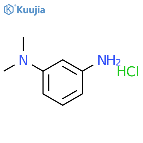 1,3-Benzenediamine, N,N-dimethyl-, monohydrochloride structure