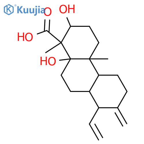 3,5-Dihydroxy-13(17),15-cleistanthadien-19-oic acid; (3α,5α,14β)-form structure