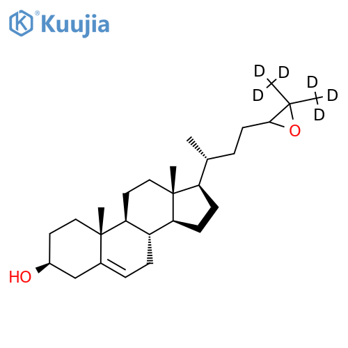 24(R/S),25-Epoxycholesterol-d6 structure