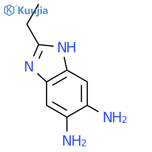 1H-Benzimidazole-5,6-diamine,2-ethyl- structure