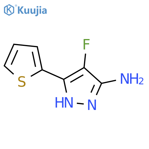 4-Fluoro-3-(thiophen-2-yl)-1h-pyrazol-5-amine structure