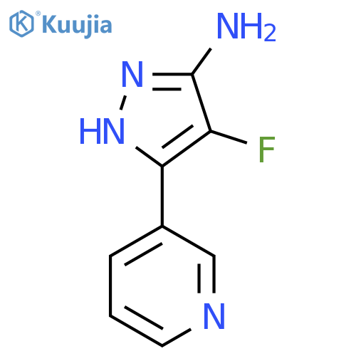 4-Fluoro-3-(pyridin-3-yl)-1h-pyrazol-5-amine structure