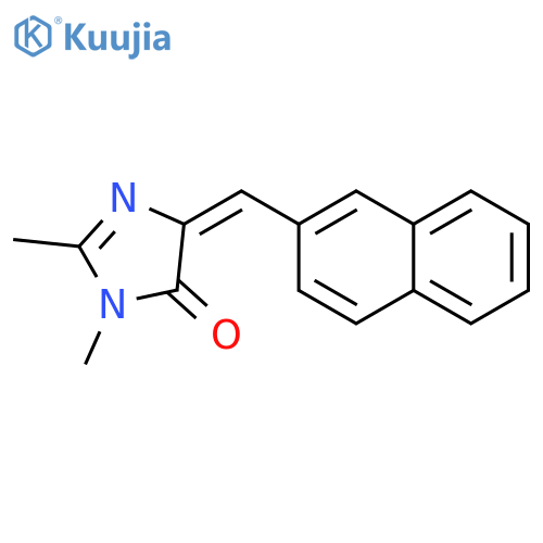 4H-Imidazol-4-one, 3,5-dihydro-2,3-dimethyl-5-(2-naphthalenylmethylene)-, (5Z)- structure