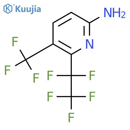 6-(pentafluoroethyl)-5-(trifluoromethyl)-2-pyridinamine structure