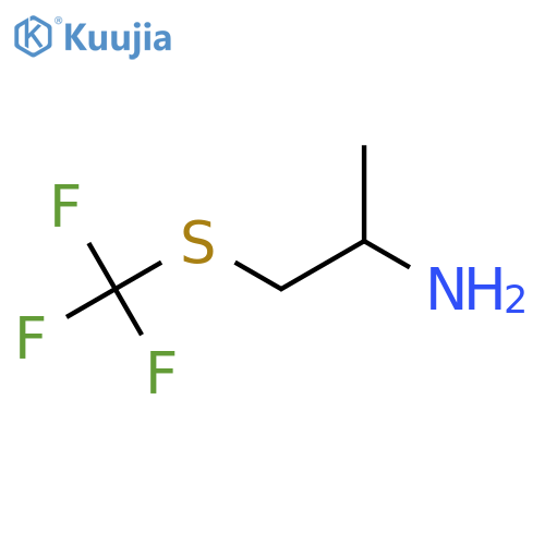 1-(trifluoromethyl)sulfanylpropan-2-amine structure