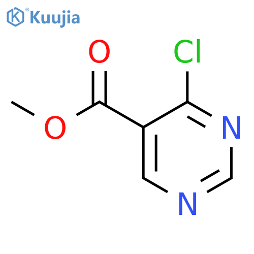 Methyl 4-chloropyrimidine-5-carboxylate structure