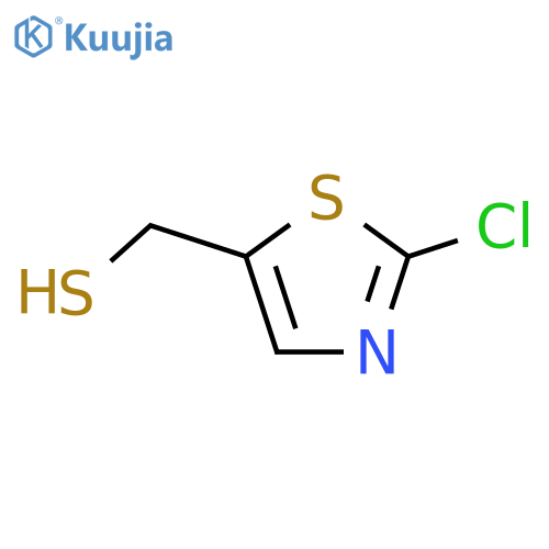 (2-chloro-1,3-thiazol-5-yl)methanethiol structure