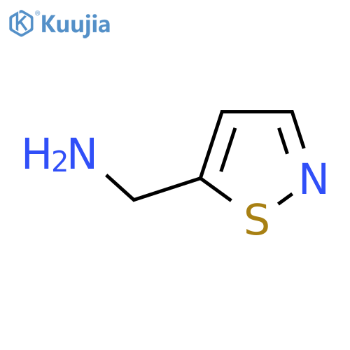 (1,2-thiazol-5-yl)methanamine structure