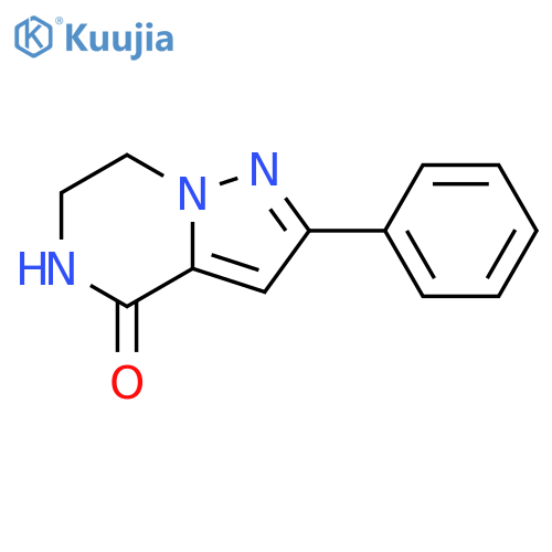 2-PHENYL-6,7-DIHYDROPYRAZOLO[1,5-A]PYRAZIN-4(5H)-ONE structure