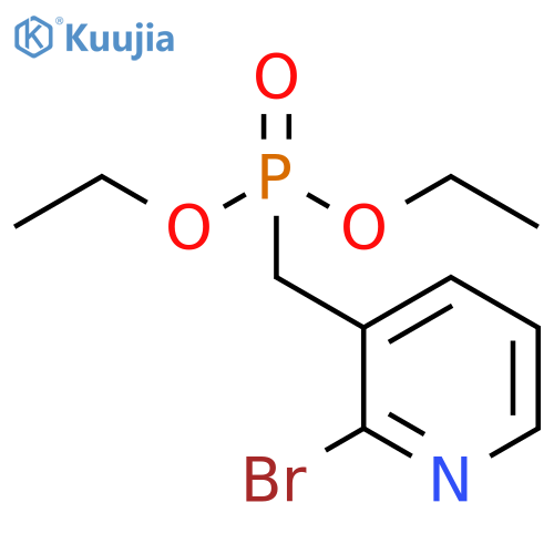 Phosphonic acid, P-[(2-bromo-3-pyridinyl)methyl]-, diethyl ester structure