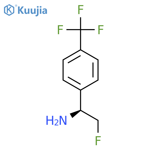(1S)-2-fluoro-1-4-(trifluoromethyl)phenylethan-1-amine structure