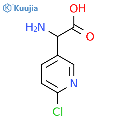 2-Amino-2-(6-chloropyridin-3-YL)acetic acid structure