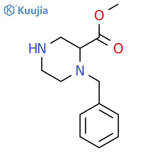 METHYL 1-BENZYLPIPERAZINE-2-CARBOXYLATE structure