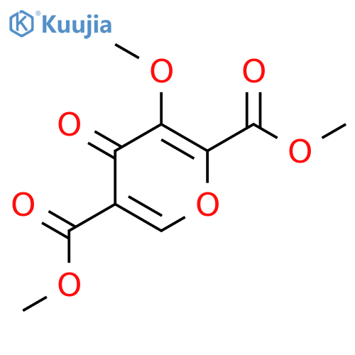 DIMETHYL 3-METHOXY-4-OXO-4H-PYRAN-2,5-DICARBOXYLATE structure