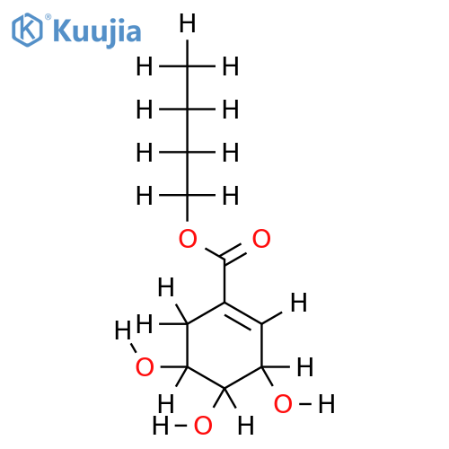 (3R,4S,5R)-Butyl 3,4,5-Trihydroxycyclohex-1-enecarboxylate structure