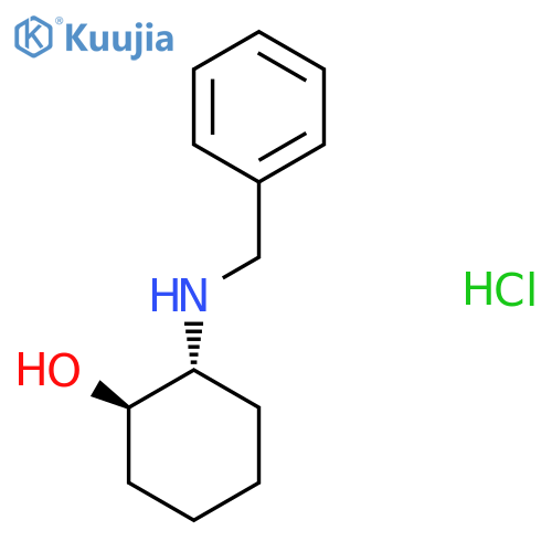 (1R,2R)-2-(benzylamino)cyclohexan-1-ol hydrochloride structure