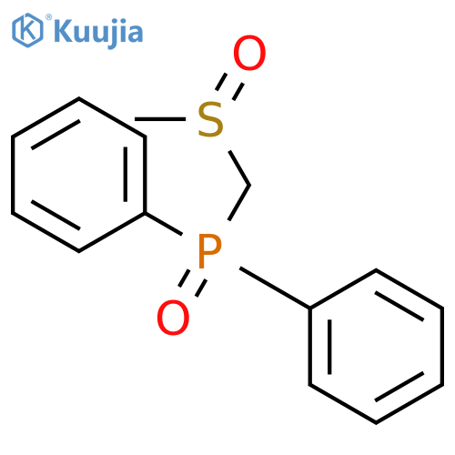 ((Methylsulfinyl)methyl)diphenylphosphine oxide structure