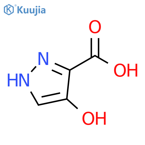4-hydroxy-1H-pyrazole-3-carboxylic acid structure