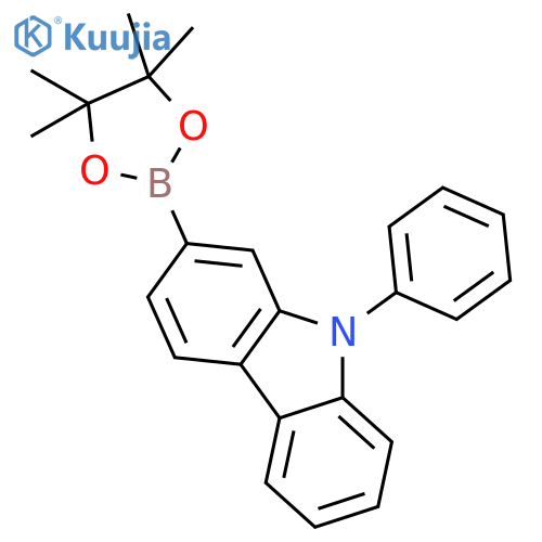 9-Phenyl-2-(4,4,5,5-tetramethyl-1,3,2-dioxaborolan-2-yl)-9H-carbazole structure