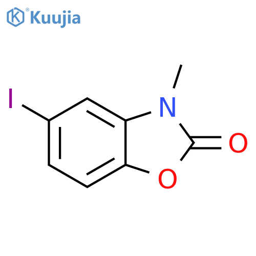 5-iodo-3-methyl-2,3-dihydro-1,3-benzoxazol-2-one structure