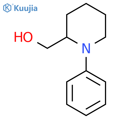 (1-Phenylpiperidin-2-yl)methanol structure