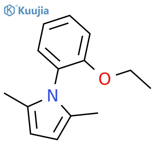 1H-Pyrrole,1-(2-ethoxyphenyl)-2,5-dimethyl- structure