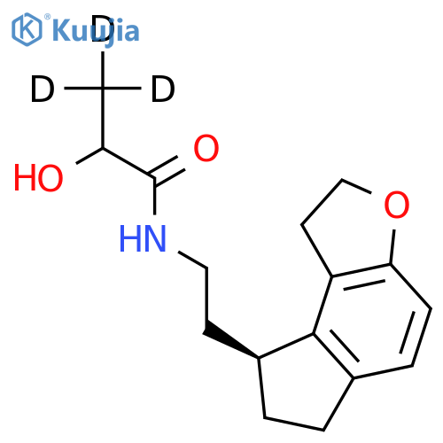Ramelteon Metabolite M-II-d3 (Mixture of R and S at the Hydroxy Position) structure