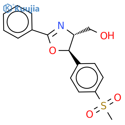 (4R,5R)-4,5-Dihydro-5-[4-(methylsulfonyl)phenyl]-2-phenyl-4-oxazolemethanol-d3 structure