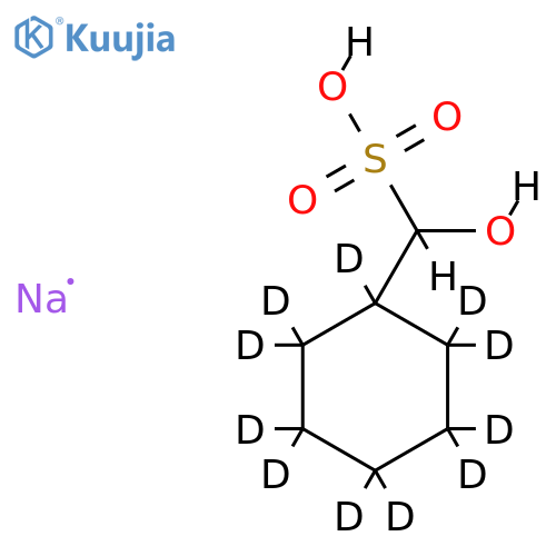 α-Hydroxy-cyclohexanemethanesulfonic Acid-d11 Sodium Salt structure