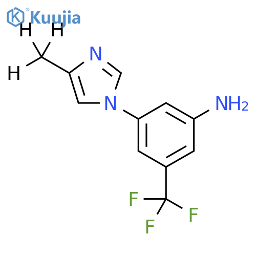 3-(4-Methyl-1H-imidazol-1-yl)-5-trifluoromethylaniline-d3 structure