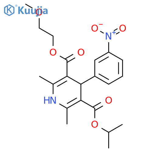 Nimodipine-d7 structure