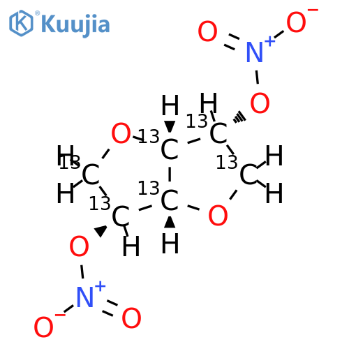 Isosorbide-13C6 Dinitrate structure