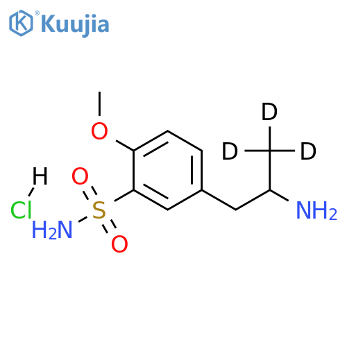 3-(4’-Methoxy-3’-sulfonamidophenyl)-2-propylamine-methyl-d3, Hydrochloride structure