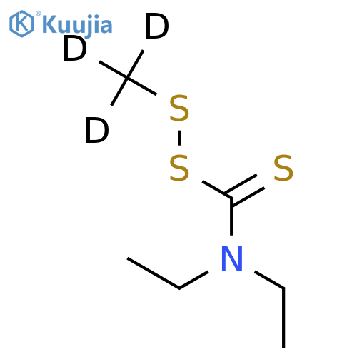 Methyl Diethyldithiocarbamate-d3 structure