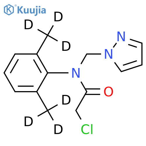 Metazachlor-d6 structure
