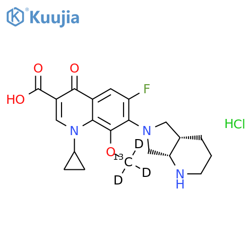 Moxifloxacin Hydrochloride-13CD3 structure