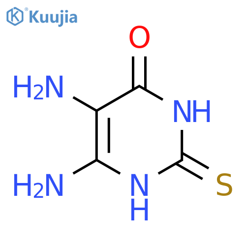 5,6-Diamino-2-thiouracil-13C,15N structure