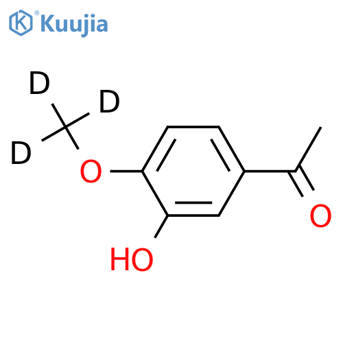 Isoacetovanillone-d3 structure