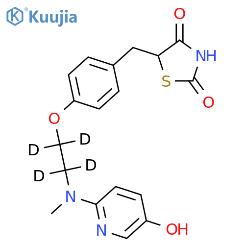 5-Hydroxy Rosiglitazone-d4 structure