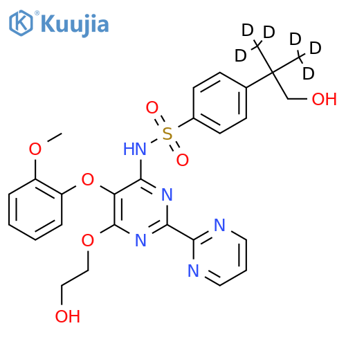 Hydroxy Bosentan-d6 structure